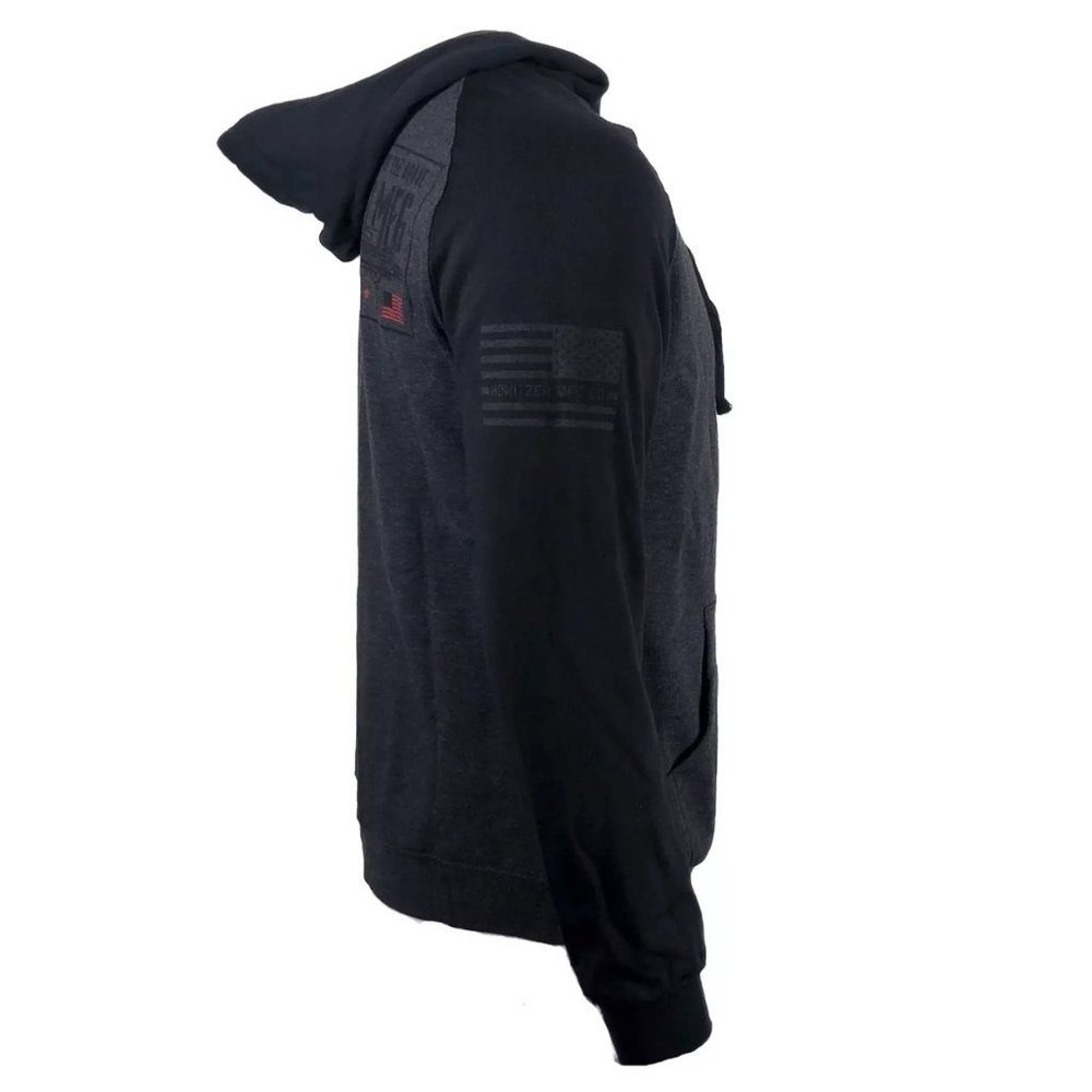 Howitzer Style Men's Hoodie FREE AND BRAVE Militar - Picture 6 of 12